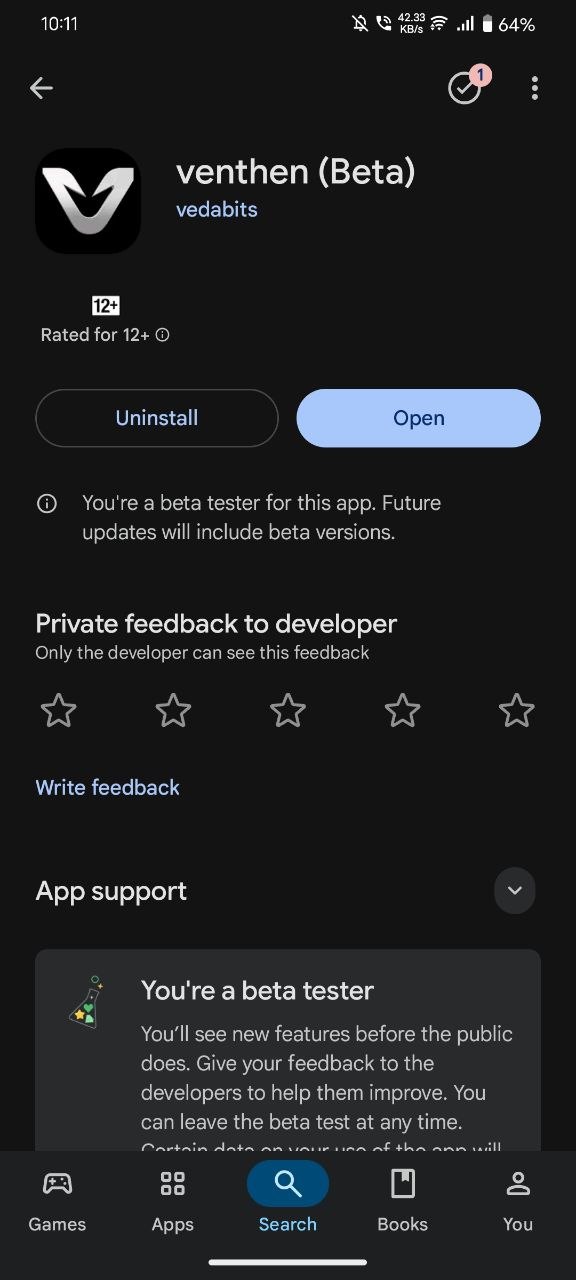 Venthen screenshot 1